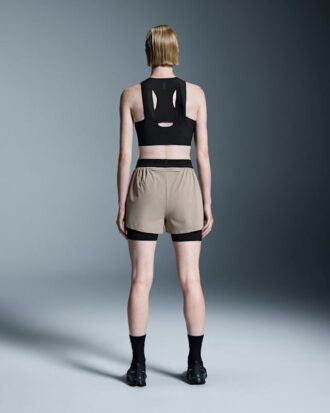 Dam 3″ Performance 2/1 Shorts Cinder | Svart