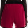 Dam 3″ Performance 2/1 Shorts Granat | Svart
