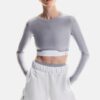 Dam Train Long Sleeve Crop