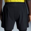 Herr 5″ Performance 2/1 Shorts Svart