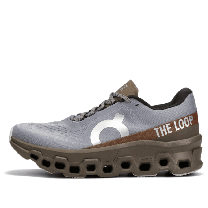 On Running x PLEASURES x The Loop Cloudmonster 2 ”Grå”